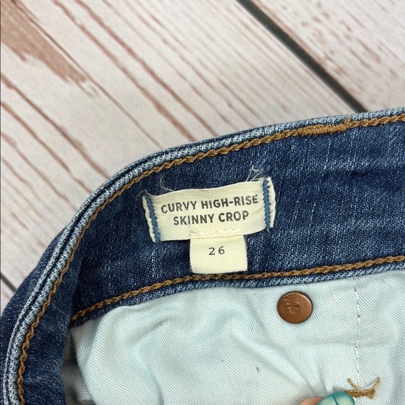 Madewell Blue Ankle Cropped Jeans Timeless Style - Picture 4 of 4